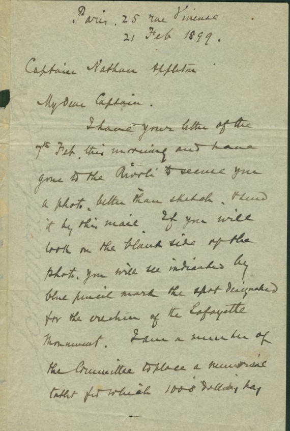 Image of Letter #18, page 1